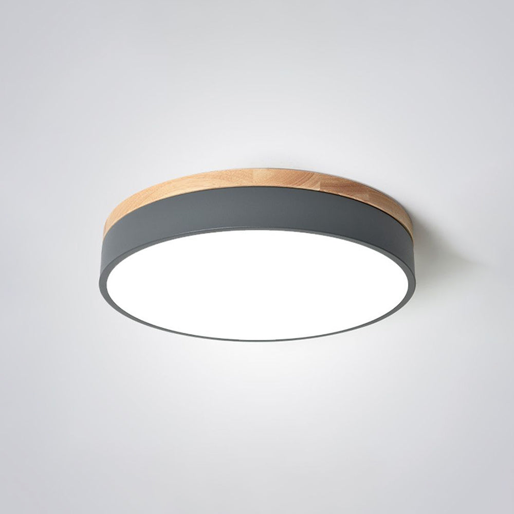 Bright Circular LED Ceiling Lamp Adjustable Light Fixture