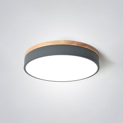 Bright Circular LED Ceiling Lamp Adjustable Light Fixture