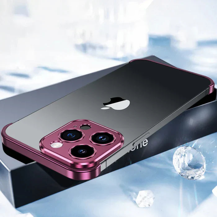 Slim and Robust iPhone Case - StealthShield-Camelia Red-iPhone 15 Pro Max-Nora Luxe