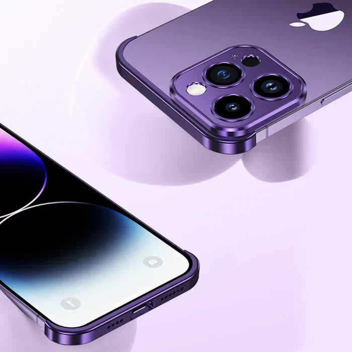 Slim and Robust iPhone Case - StealthShield-Deep Purple-iPhone 15 Pro Max-Nora Luxe