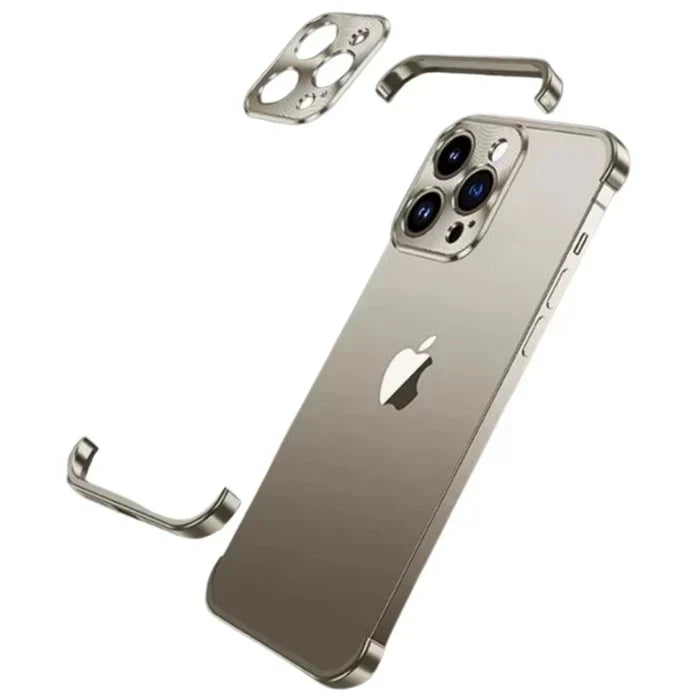 Slim and Robust iPhone Case - StealthShield-Titanium-iPhone 15 Pro Max-Nora Luxe