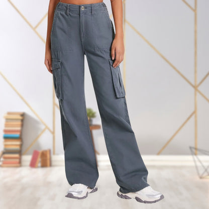 Fitted Women's Cargo Pants - Maya - Pexav