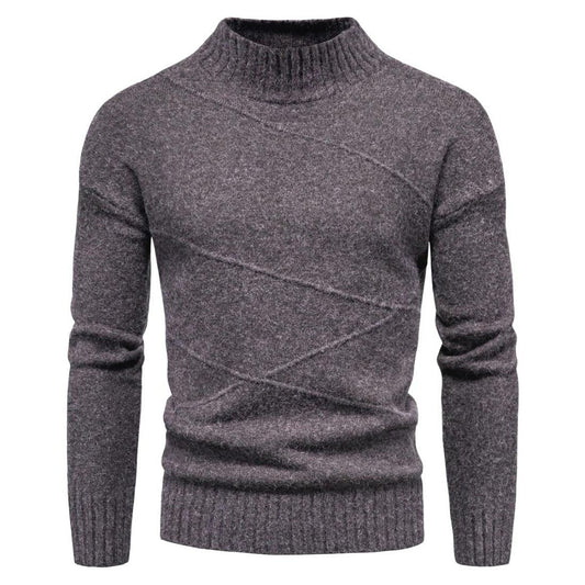 Fitted Crew Neck Men's Sweater Orion - Pexav