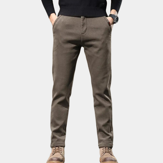 Stylish Fitted Dress Pants for Men - Pexav
