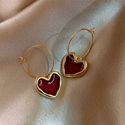 Tiny Love Drop Earrings - Pexav