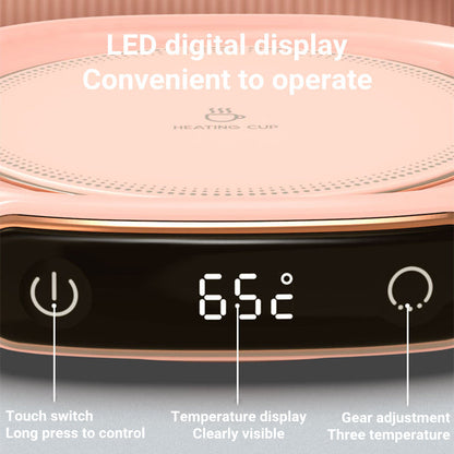 Smart Cup Warmer for Hot Beverages - WarmSip-White-USB-Nora Luxe