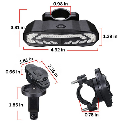 Smart Rear Light Alarm - BikeGuard™-Nora Luxe