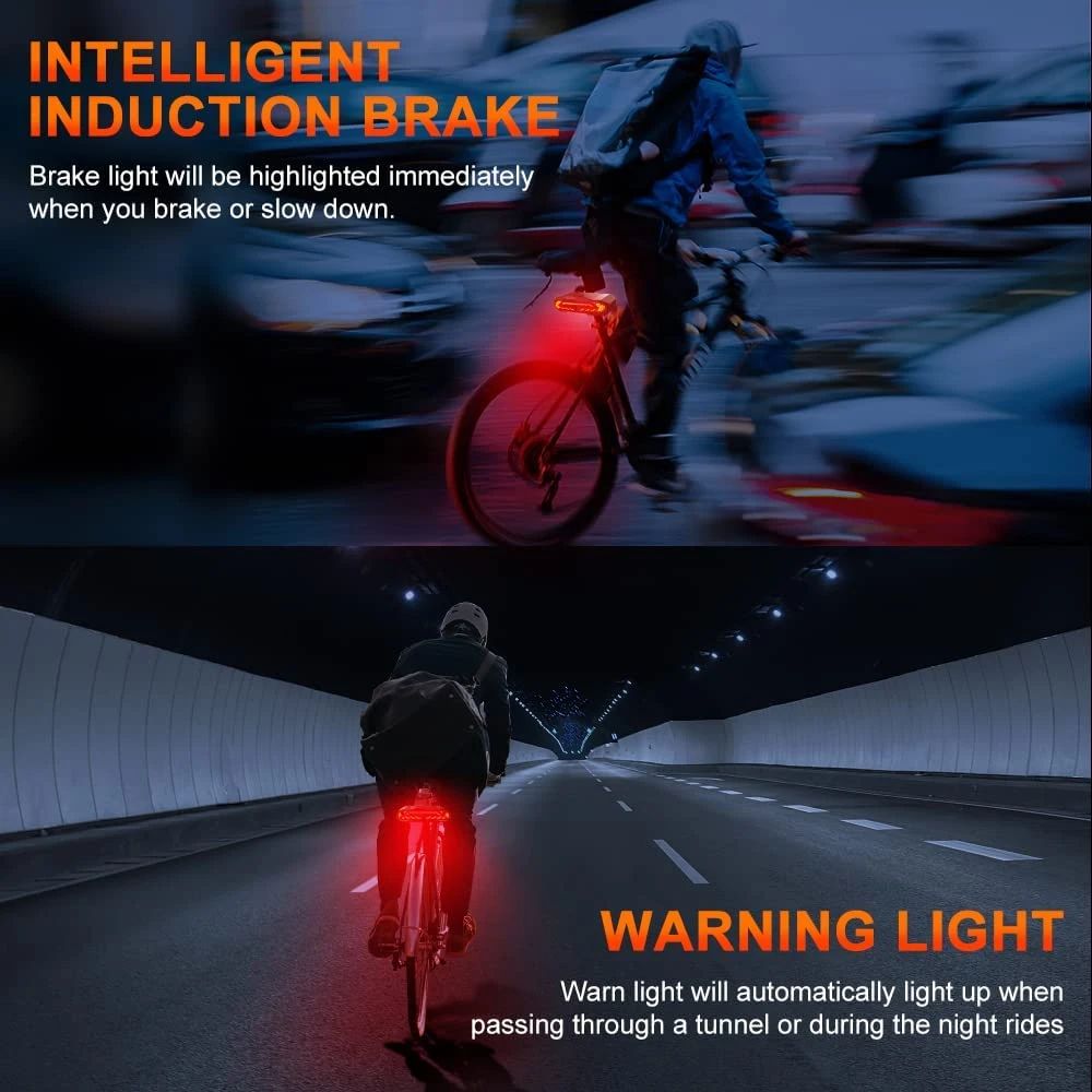 Smart Rear Light Alarm - BikeGuard™-Nora Luxe