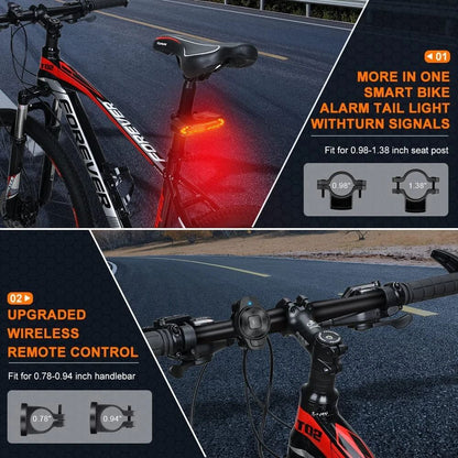 Smart Rear Light Alarm - BikeGuard™-Nora Luxe
