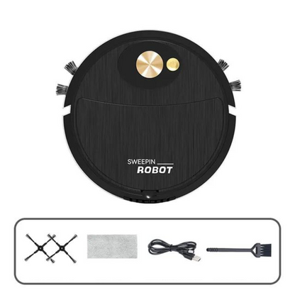 Smart Robot Vacuum Cleaner for Effortless Cleaning - SmartClean-Black-Nora Luxe