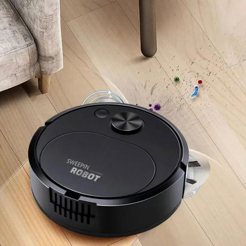 Smart Robot Vacuum Cleaner for Effortless Cleaning - SmartClean-Black-Nora Luxe