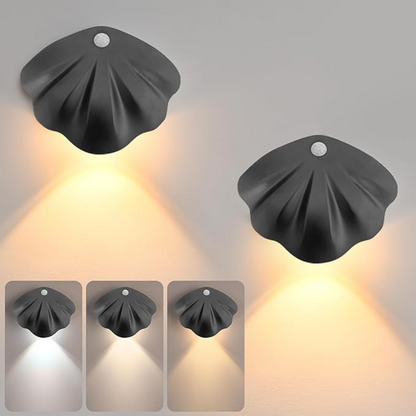 Smart Shell Motion Sensor Lamp - LumiMotion-White-Nora Luxe