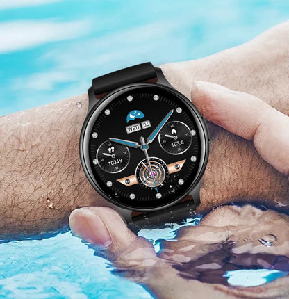 Smartwatch and Fitness Tracker with Bluetooth - SmartVibe Pro-Black-Nora Luxe