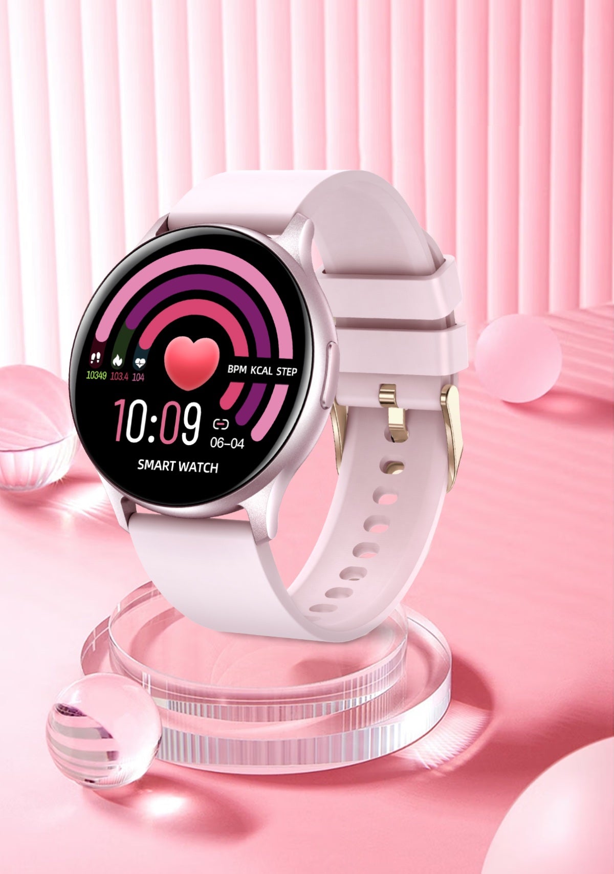 Smartwatch and Fitness Tracker with Bluetooth - SmartVibe Pro-Black-Nora Luxe