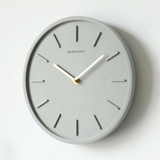 Modern Nordic Concrete Wall Clock - Pexav