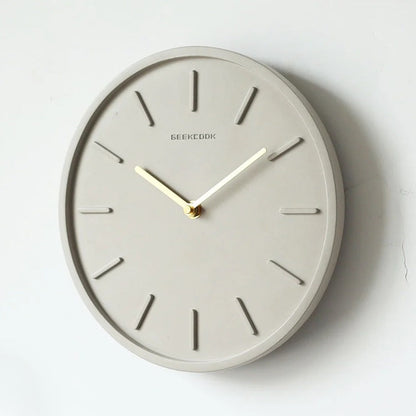 Modern Nordic Concrete Wall Clock