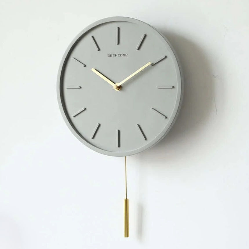 Modern Nordic Concrete Wall Clock