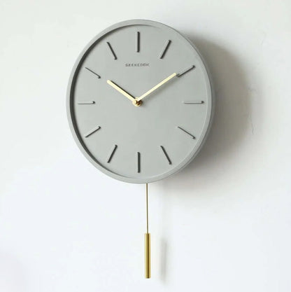 Modern Nordic Concrete Wall Clock