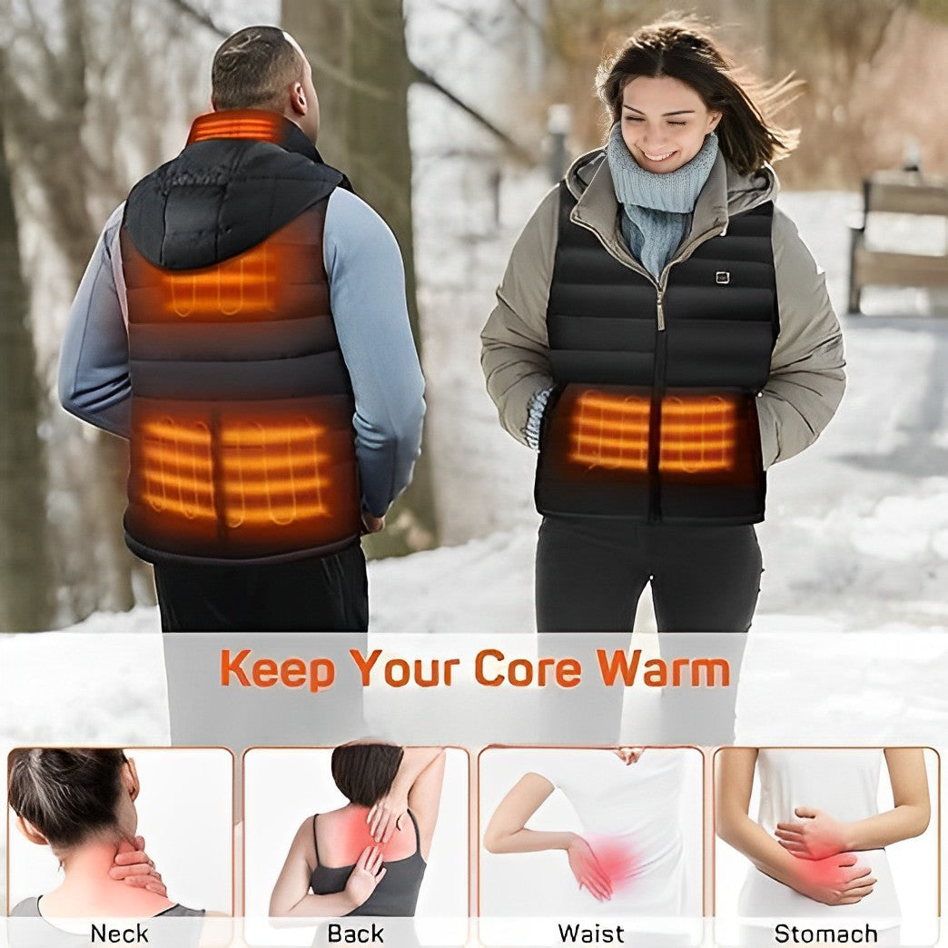 Warm Adjustable Heat Vest for Men and Women