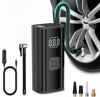 Compact Auto Tire Air Pump Inflator Kit - Pexav