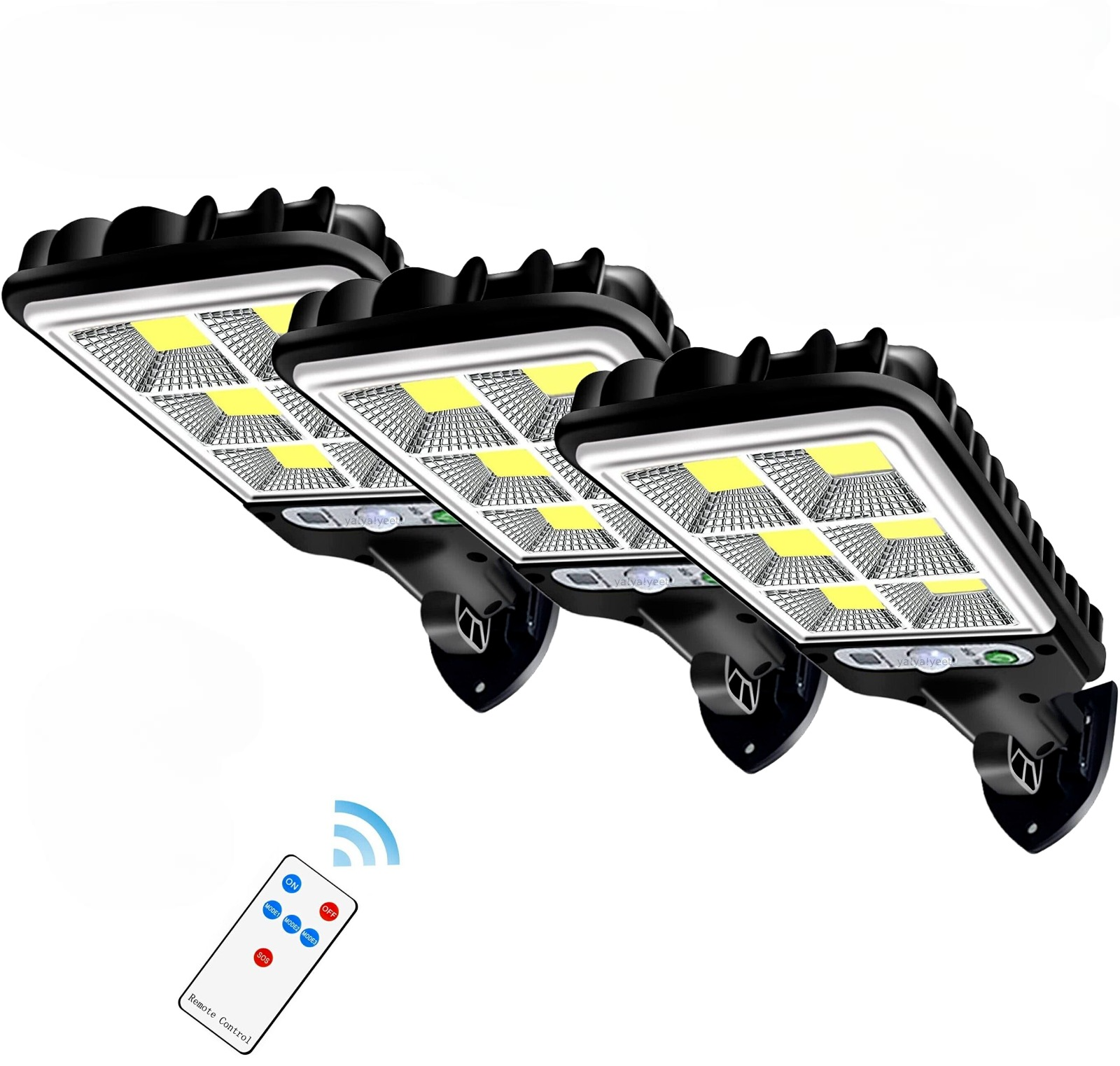 3 Pack Waterproof Solar Powered Lights - Pexav
