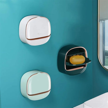 Sleek Bathroom Wall Soap Dispenser with Tray - Pexav