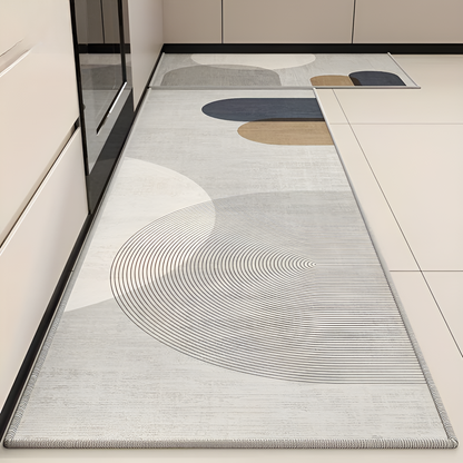 Soft and Comfortable Kitchen Mat - VelvetStep-Liberty-15.74" x 47.24"-Nora Luxe