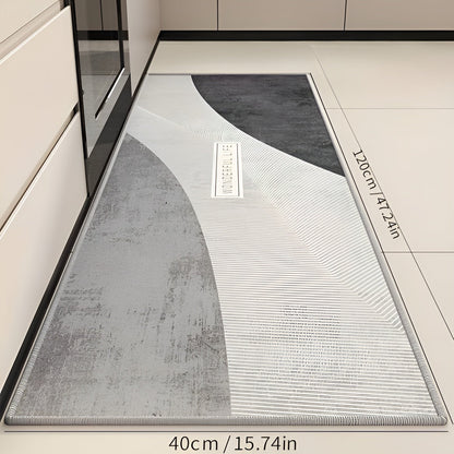 Soft and Comfortable Kitchen Mat - VelvetStep-Thintime-15.74" x 47.24"-Nora Luxe