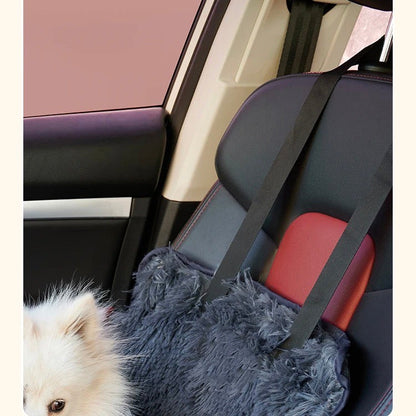 Soft Calming Dog Car Seat - CloudPaw-Nora Luxe