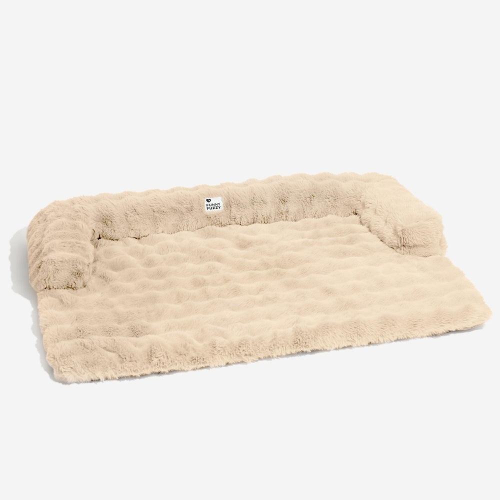 Soft Dog Bed - PlushNest-Gray-S-Nora Luxe