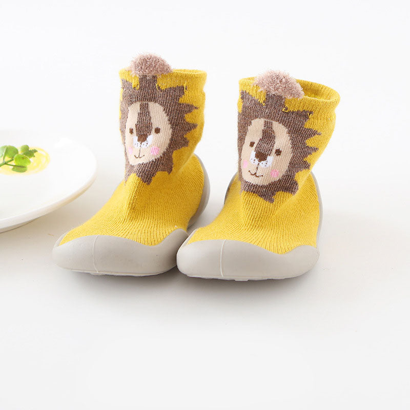 Soft Knitted Toddler Shoes - Anti-Slip Slippers-11-0-6 maanden-Nora Luxe