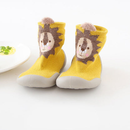 Soft Knitted Toddler Shoes - Anti-Slip Slippers-11-0-6 maanden-Nora Luxe
