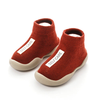 Soft Knitted Toddler Shoes - Anti-Slip Slippers-12-0-6 maanden-Nora Luxe