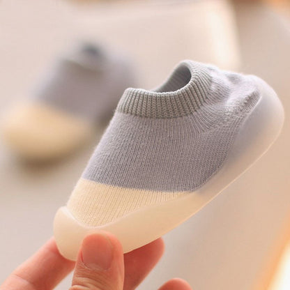 Soft Knitted Toddler Shoes - Anti-Slip Slippers-8-0-6 maanden-Nora Luxe