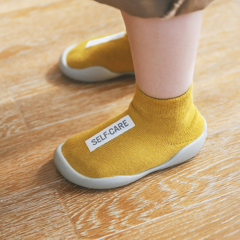 Soft Knitted Toddler Shoes - Anti-Slip Slippers-9-0-6 maanden-Nora Luxe