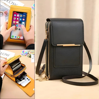 Secure Leather Crossbody Bag with Theft Proof Design - Pexav