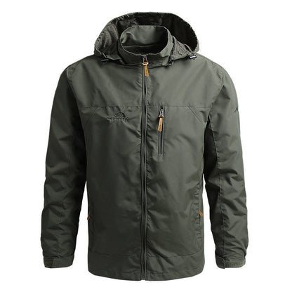 Softshell Jacket Wind & Waterproof - GentShield-Green-S-Nora Luxe