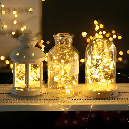 Solar Energy Ambient Lighting - SoliGlow-Warm-196.85 inches-Nora Luxe