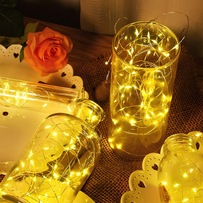 Solar Energy Ambient Lighting - SoliGlow-Warm-196.85 inches-Nora Luxe