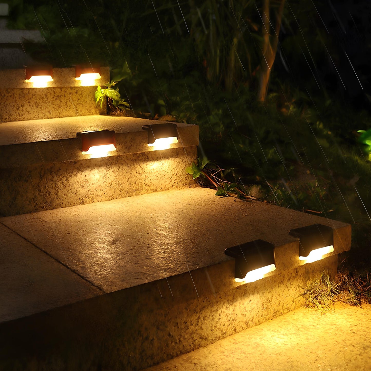 Solar Energy Stair Lighting - SoliStep-Brown-8-Nora Luxe