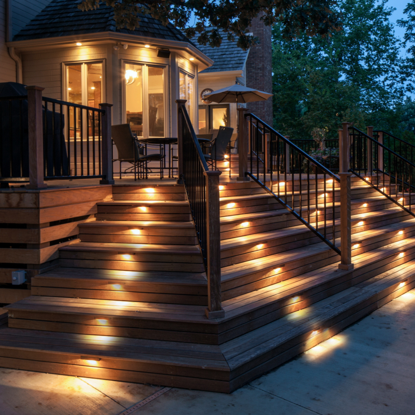 Solar Energy Stair Lighting - SoliStep-Brown-8-Nora Luxe
