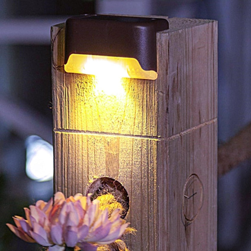 Solar Energy Stair Lighting - SoliStep-Brown-8-Nora Luxe