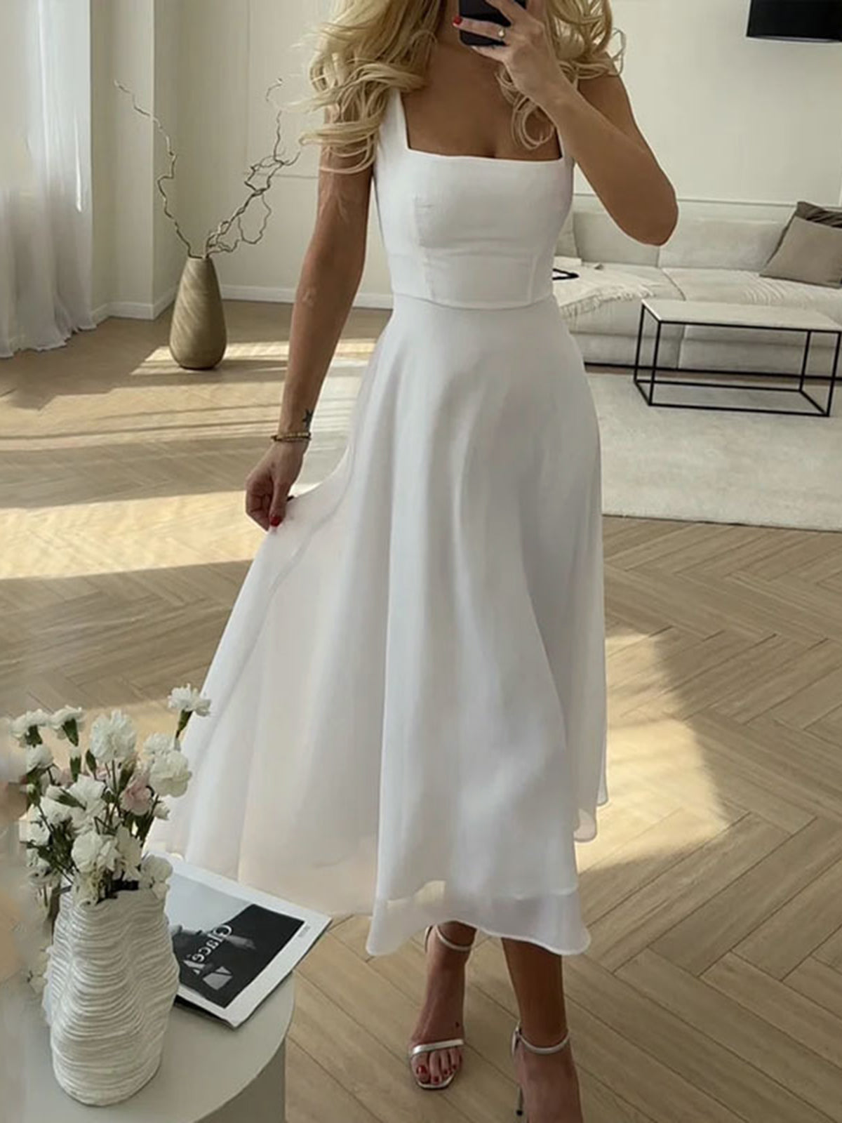 Classic Chic Maxi Dress - Pexav