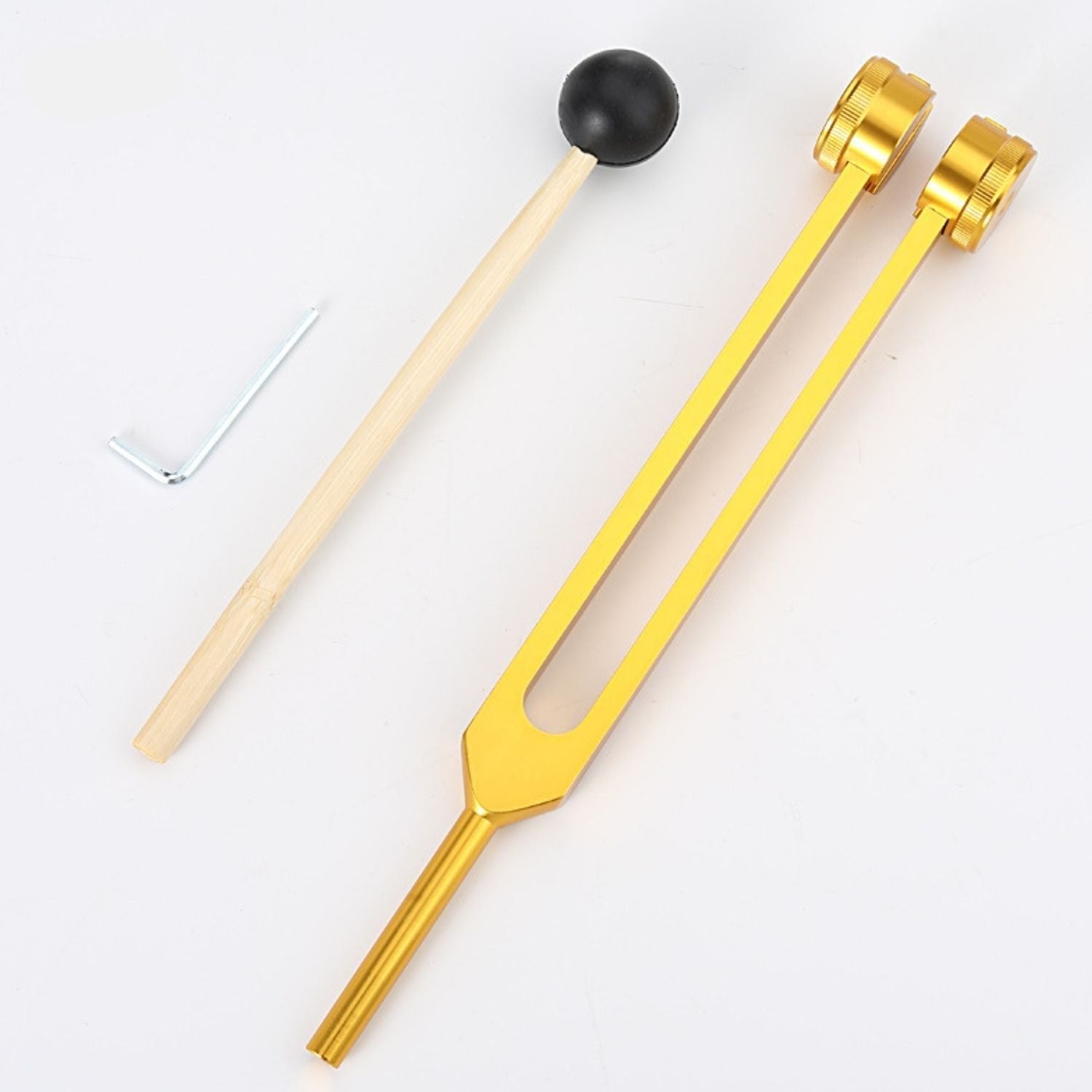 Sound Therapy for Inner Peace - TranquilTone Tuning Forks-Golden gear head (9.65 in)-Nora Luxe