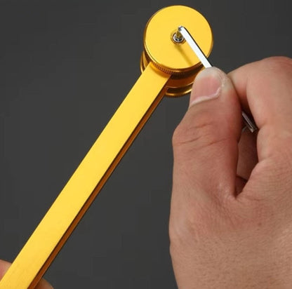 Sound Therapy for Inner Peace - TranquilTone Tuning Forks-Golden round bowl (9.65 in)-Nora Luxe