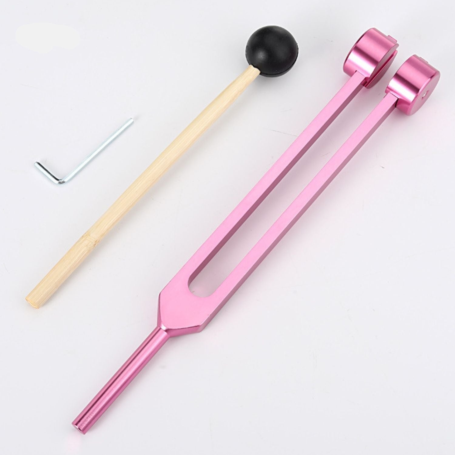 Sound Therapy for Inner Peace - TranquilTone Tuning Forks-Golden round bowl (9.65 in)-Nora Luxe