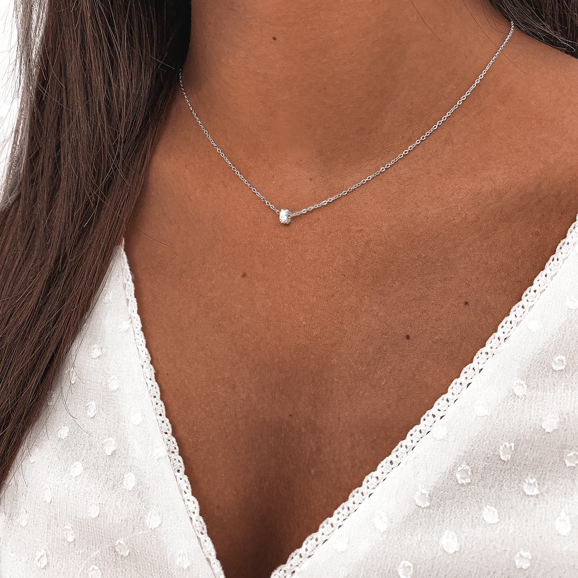 Shining Round Pendant Necklace - Pexav