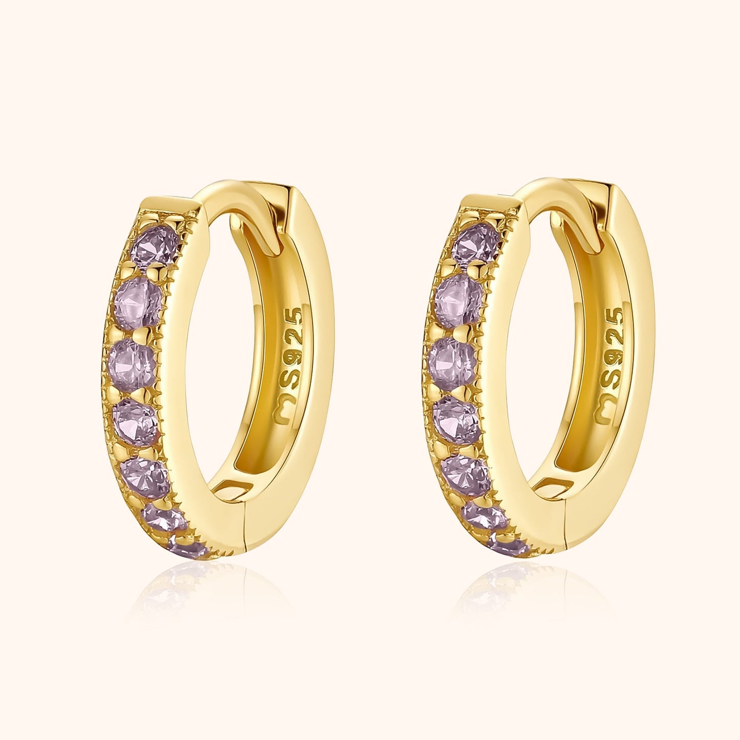 Shiny Circle Drop Earrings - Pexav