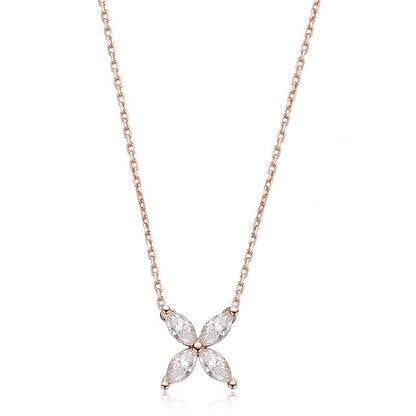 Sparkling Moissanite Eye Necklace | Full Cut Jewellery-Blue-Nora Luxe