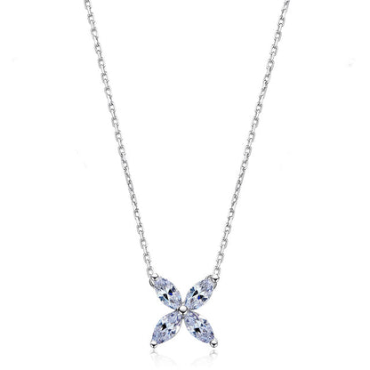Brilliant Moissanite Teardrop Necklace - Pexav